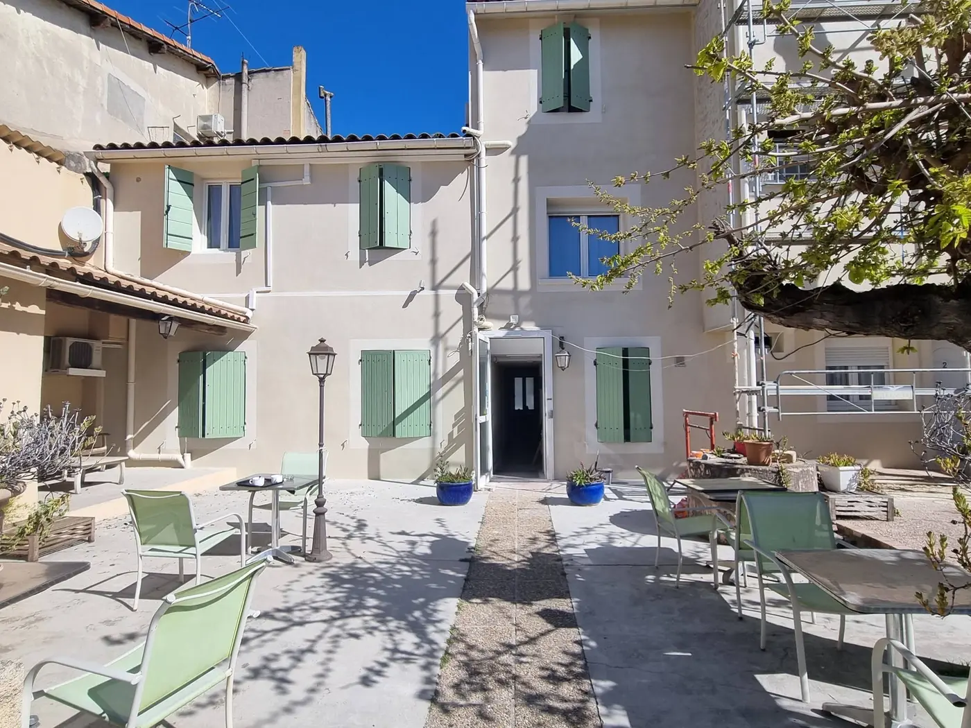 Rénovation d'une cour intérieure